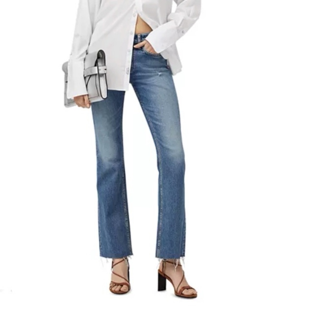 rag & bone Blue Boot Cut Jeans